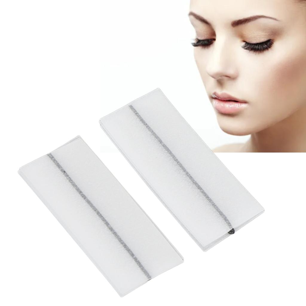 80PCS Self Adhesive Eyelash Strips Strong Hold   Lasting Waterproof Reusable Replacement Lash Glue Strip