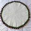 DIY Knitted Rose Flower Blanket Lovely Floral Throw Perfectly for Living Room Bedroom Decoration and Mother's Day Gift