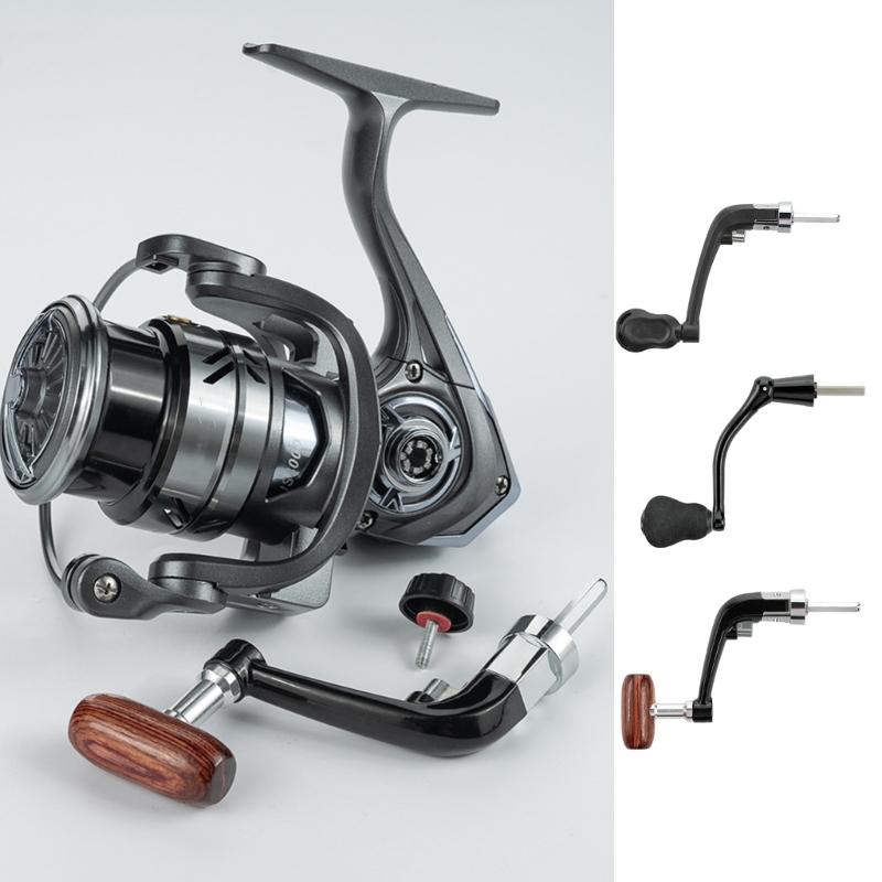 Power Handle Fishing Rod Reel Crank Rocker Arm Replacement Handle Grips Fishing Reel Crank Rotary Knob Handle