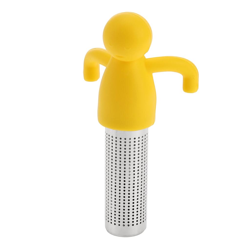 Silicone tea maker creative humanoid tea leak tea filter household tea tea compartment filter tea set accessories