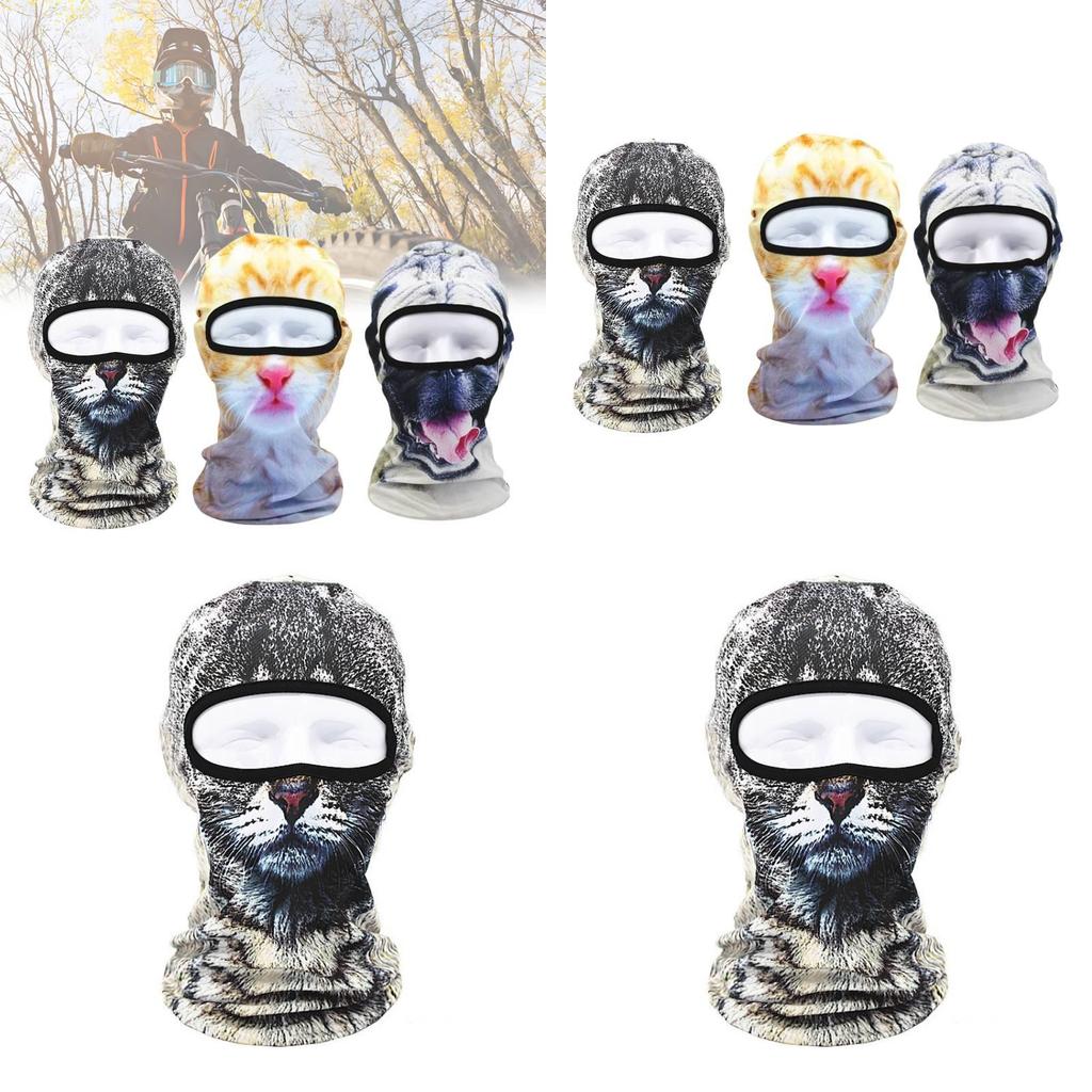 3d Face Mask For Outdoor Sports Stylish Breathable Uv Protection For Cycling And Fishing