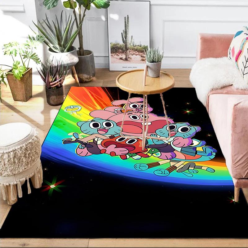 Gums Bunte Freunde Teppich für Innen- und Außenbereiche, Teppiche für Küchen, Häuser, Büros, Wohnzimmer, Heimdekoration, Weihnachtsgeschenk