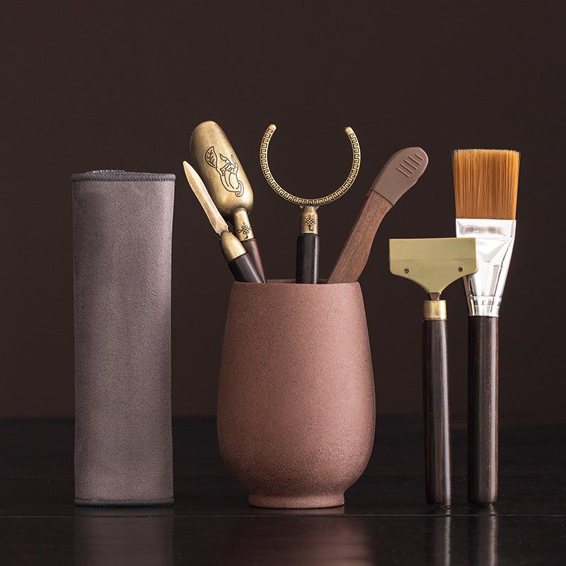 Kung Fu tea set accessories tea set accessories supplies Daquan tea making tools tea leak tea clip tea knife pot pen tea