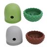 Dog Food Dispensing Ball Toy Acorn Shaped Interactive Slow Feeding Reduce Picky Eating Silicone Dog