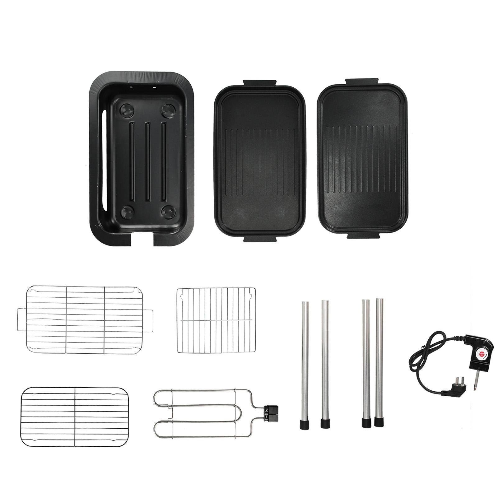 

BBQ Grill Portable Barbecue Grill Electricty Charcoal Smokeless Non Stick Grill for Camping AU Plug