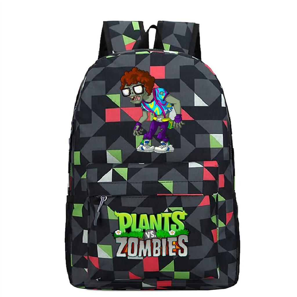 Game Merchandise Plants Vs. Zombies School Bag Casual Simple Backpack