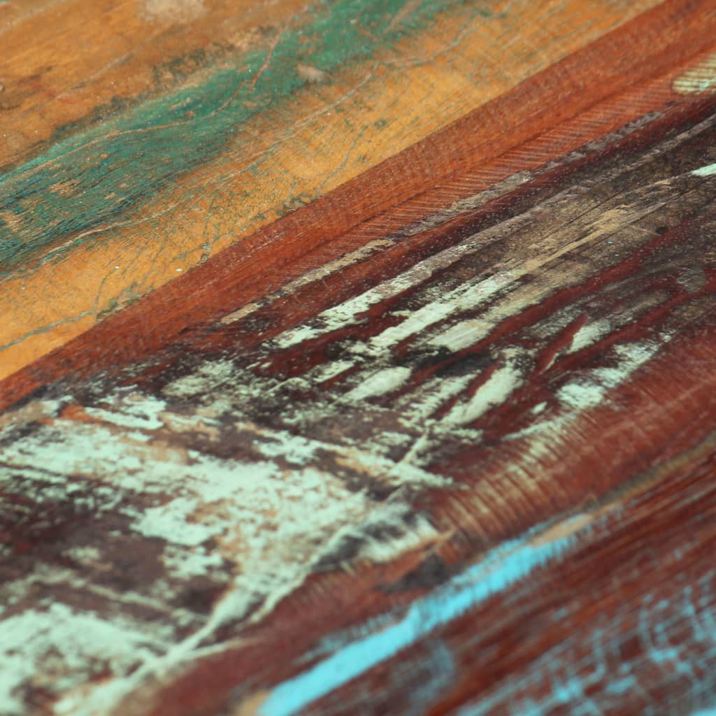 Coffee Table 120x50x30 Cm Solid Reclaimed Wood and Steel
