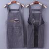 Sleeveless Women Overall Apron Cotton Cooking Smock Fashionable Work Uniform