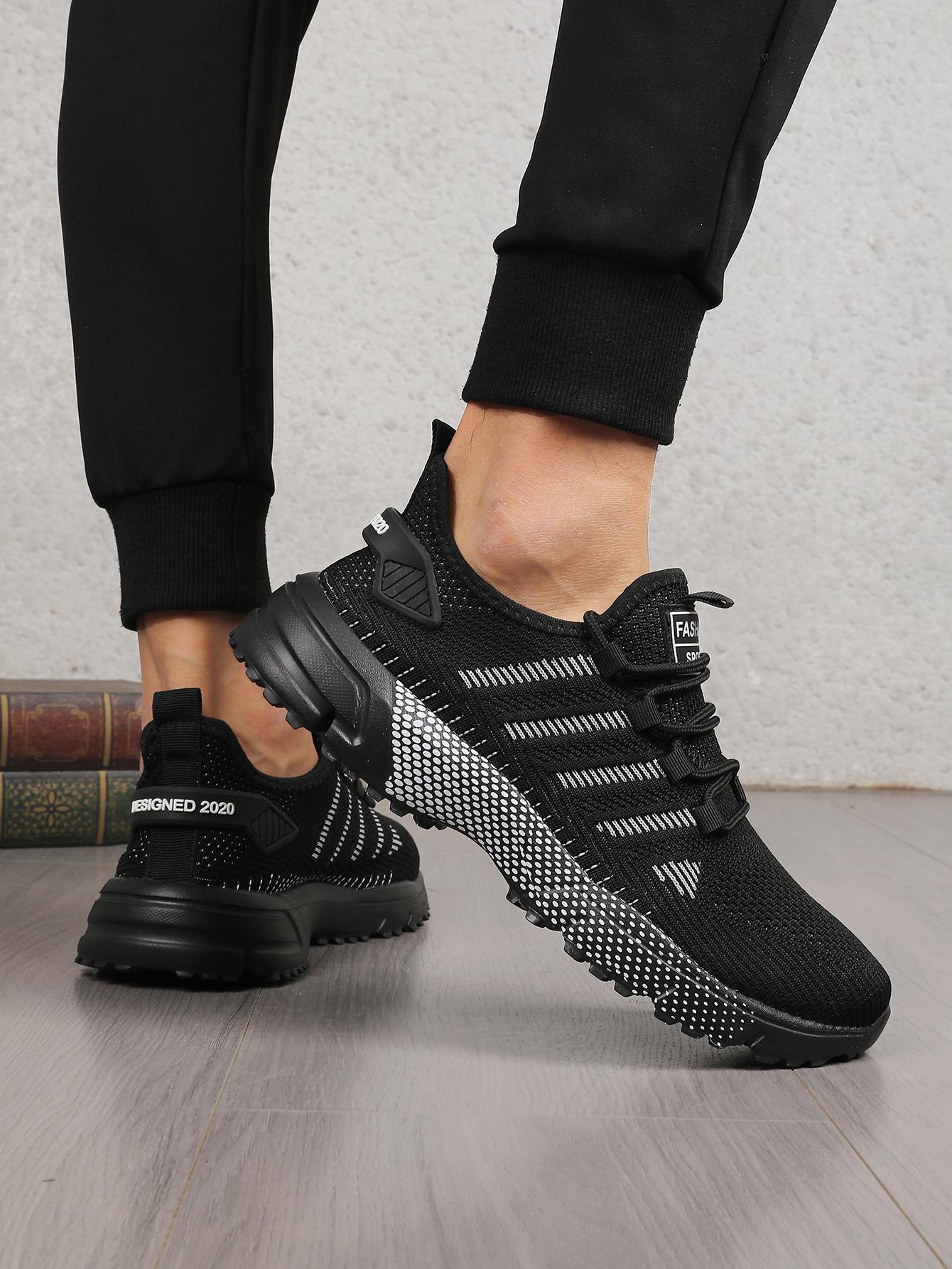 

Running Shoes For Men, New Leather Casual Mesh Breathable Sports Shoes For Men For All Seasons 39