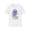 Unisex Softstyle T-Shirt Jellyfish Ocean Deep Sea Dreams Surreal Vector Art