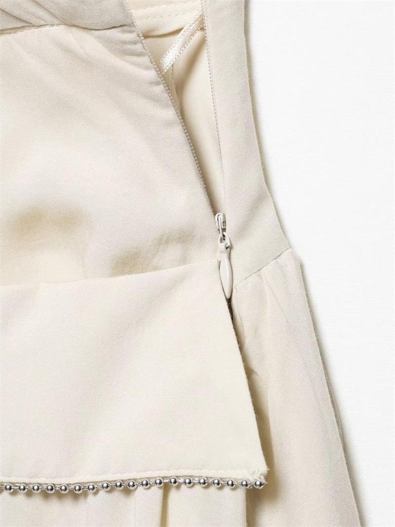 TAOP&ZA Women's Summer Fashion Ruffle Hem Skirt