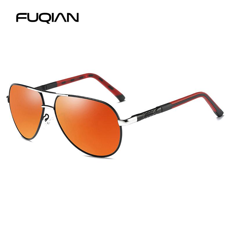 Luxury Pilot Sunglasses Men Women High Quality Metal Frame Anti Glare UV400 Protection Driving Shades