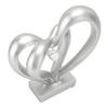 Double Heart Sculpture Resin Romantic Heart Statues Love Sculpture for Couple Love Statue Weeding