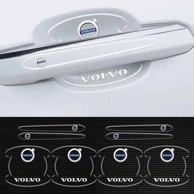 8 Stück Auto Türgriff Aufkleber Schutz Aufkleber Türschale Folienstreifen für V60 XC60 XC90 S60 XC40 V40 S80 T6 V90 EX90 S90 V70