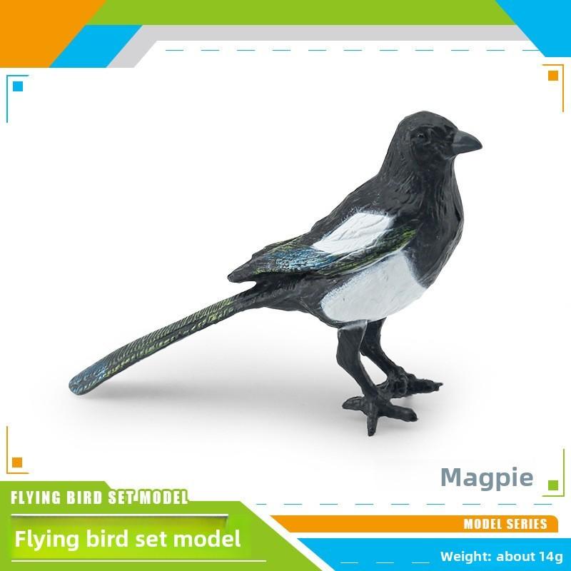 Bird Animal Model With Plastic Material For Home Decor And Collecting