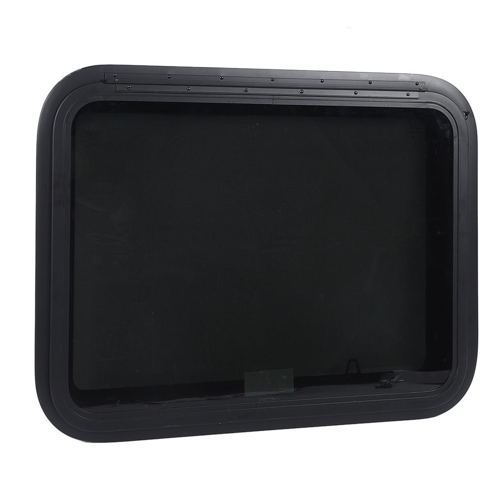 RV Exit Window UV Protection 30.48 X 22.36in Push Out Camper Window with Net Screen and Trim Ring