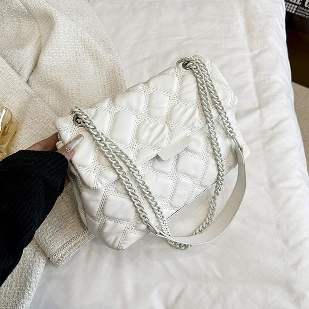 Damestas van KG Sewing Fashion met ketting, schoudertas, crossbodytas van PU-leer.