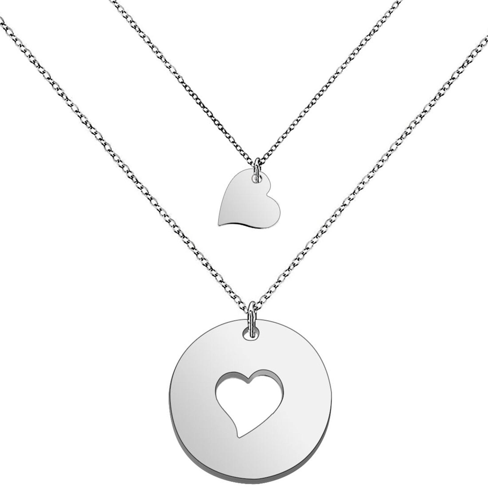 

Ожерелье Ожерелья для девочек Женские ожерелья Женские украшения Многослойное ожерелье Подарки серебряный