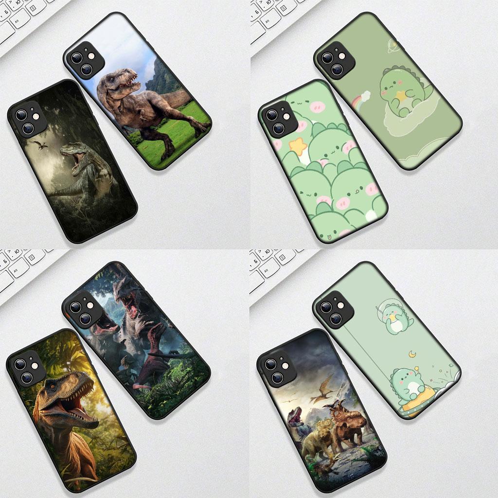 Soft Cover for Xiaomi Redmi 15 9A 9C NFC 7A 9T Note 9 8 7 8T 15c A5 4G 5G Coque Phone Case Cartoon Dinosaurs