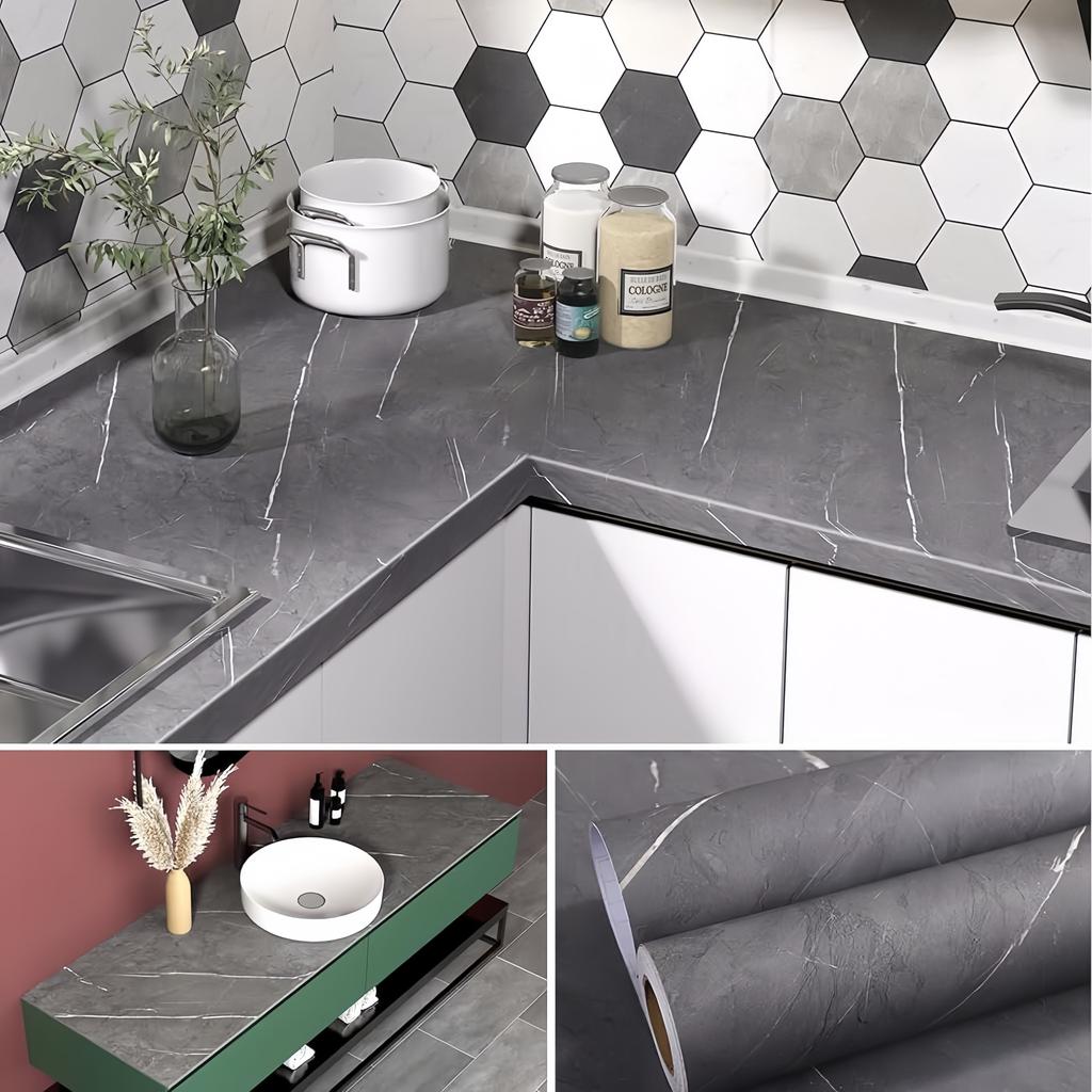 Samolepicí tapeta Odolná proti vlhkosti Mramorová dekorace pro ložnici Vodotěsná pro obývací pokoj Vodotěsné samolepky na zeď Nálepka