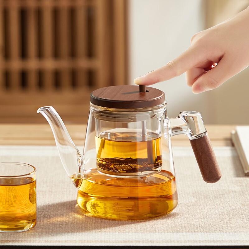 Elegant Glass Tea Infuser Teapot
