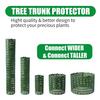 Tree Trunk Protectors Adjustable Expandable Tree Guard Trunk Protector with Twist Ties Preventing Bark Damage from Pruners Animals for Various Size
