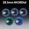 Watch 28.5mm NH38 Dial No Logo Watch Dial with a Variety of Colors Suitable for Men's Watch NH38 Movement Watch Accessories