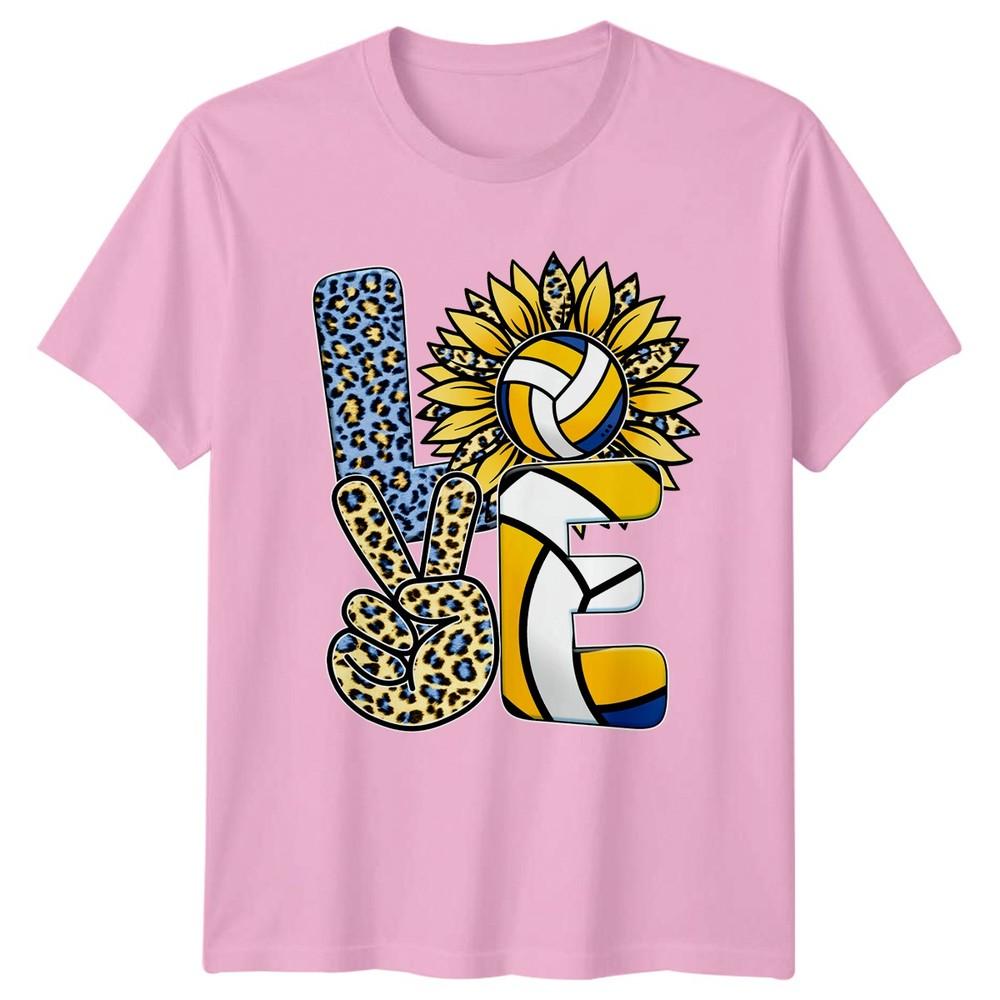 Love Unisexs TShirt Beach Volleyball Volleyball 2026 Gift For Her