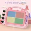 Magnetic Drawing Board for Toddler Kids Painting Writing Pad for Sketch Toy 2 3 Year with 4 Stamps and 1 Pen