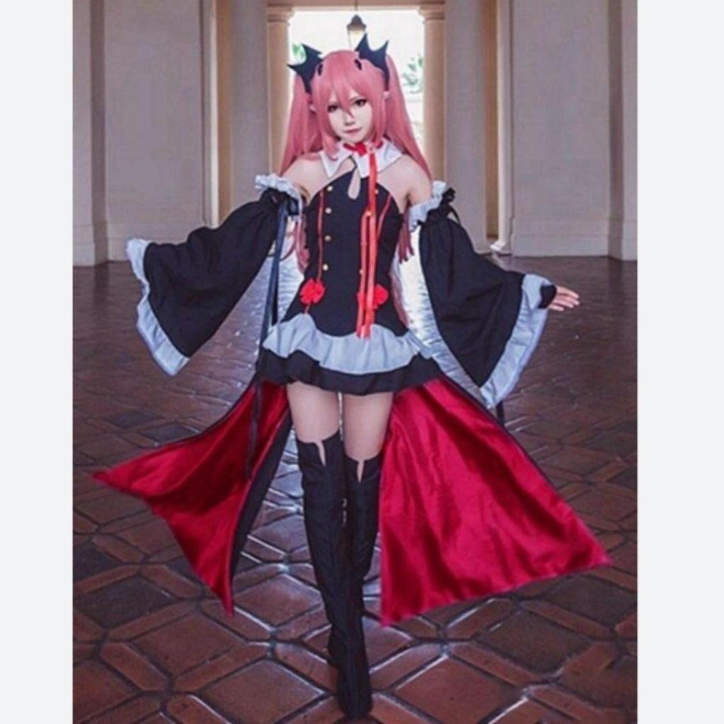 Anime Seraph of the end Krul Tepes Cosplay LolitaDress Vampire Costume Uniform