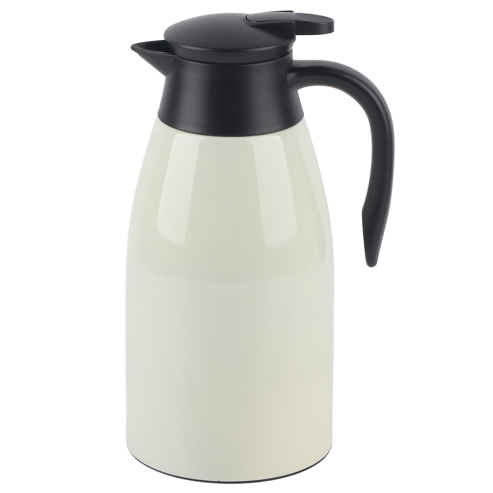 2L Large Capacity Insulated Hot Water Pot Inner Stainless Steel Thermal Coffee Bottle