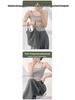 Women's Sling Vest with Chest Pad - Thin Strap, Conceals Underarm, Versatile Short Style for Spring/Summer.