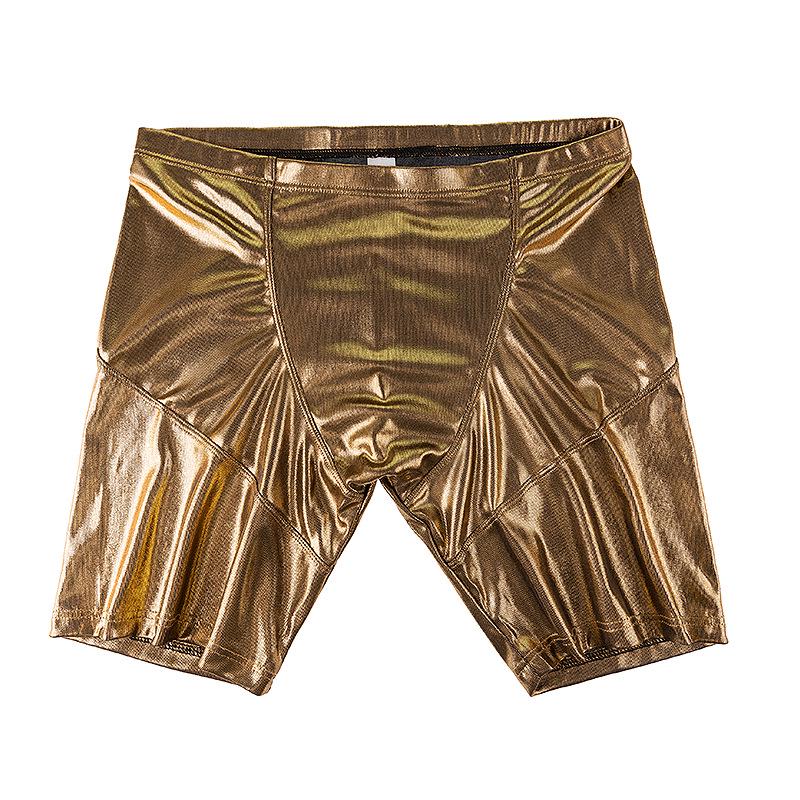 

Мужские летние облегающие шорты средней длины для бега B5004 L бронзовый