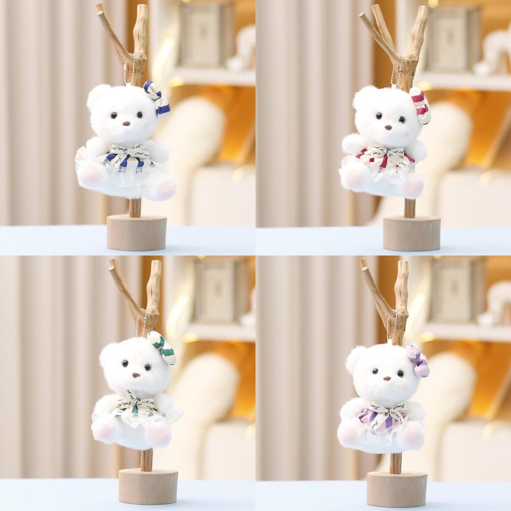 Plush Bear Toy Cute Doll For Girls Bag Pendant Gift Accessory