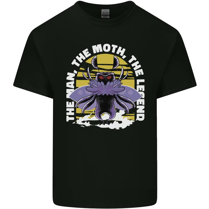 Purple Mothman cotton men s t-shirt - Men s Summer Cotton Graphic Tee S разноцветный