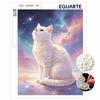 Animal Series Pearl Painting Starry Cat Diy Selfadhesive Handmade Home Decoration Painting As a Gift