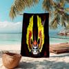 Gang Motorcycle Enthusiasts Hells Angels Motorcycle Club Beach Towel Outdoor Camping Vacation Swimming Beach Towel Outdoor Absorbent Bath Towel Y2