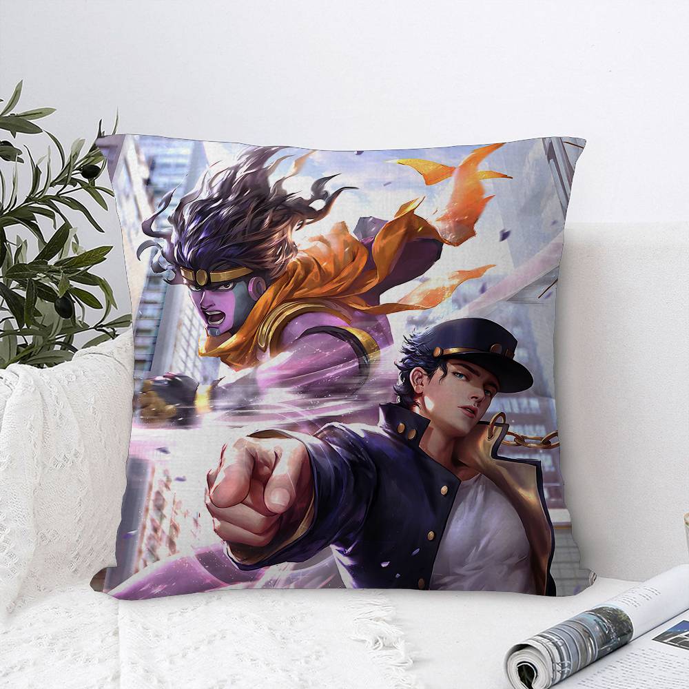 Japanese JoJos Bizarre Adventure Cushion Cover Decorative Pillow Sofa Home Decor Case Pillow Cases