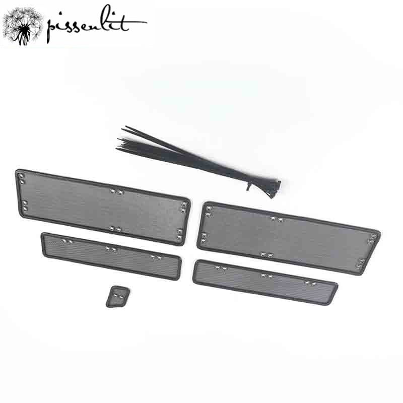For Toyota Vios 2019 2020 2024 Car Accessories Front Grille Insert Net Anti-insect Dust Garbage Proof Stainless Cover