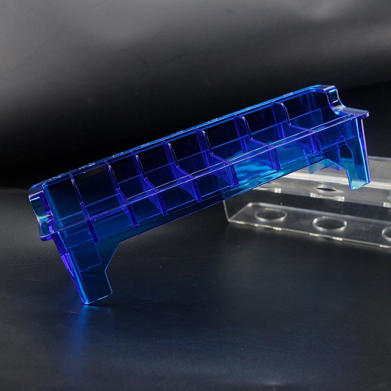 Cutie universală de depozitare pentru pieptene cu ghidaj dreptunghiular din plastic, frizer, frizer, mașină electrică de tuns limita de pieptene, cutie container organizator