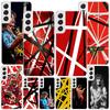 Eddie Van Halen Graphic Guitar Phone Case For Samsung Galaxy S24 S25 Edge S26 Ultra S23 S22 S21 Plus S20 FE + Personalized Print