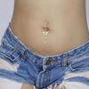Zircon Fake Belly Ring Non Piercing Navel Rings Body Fashion Belly Button Rings  Fashion Accessory