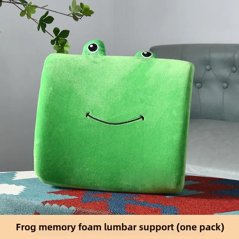 Updated Cartoon Headrest Pillow Charming Headrest Plush Cartoon Animal Car Lumbar Support Pillow Creative Car Neck Pillow Accessories