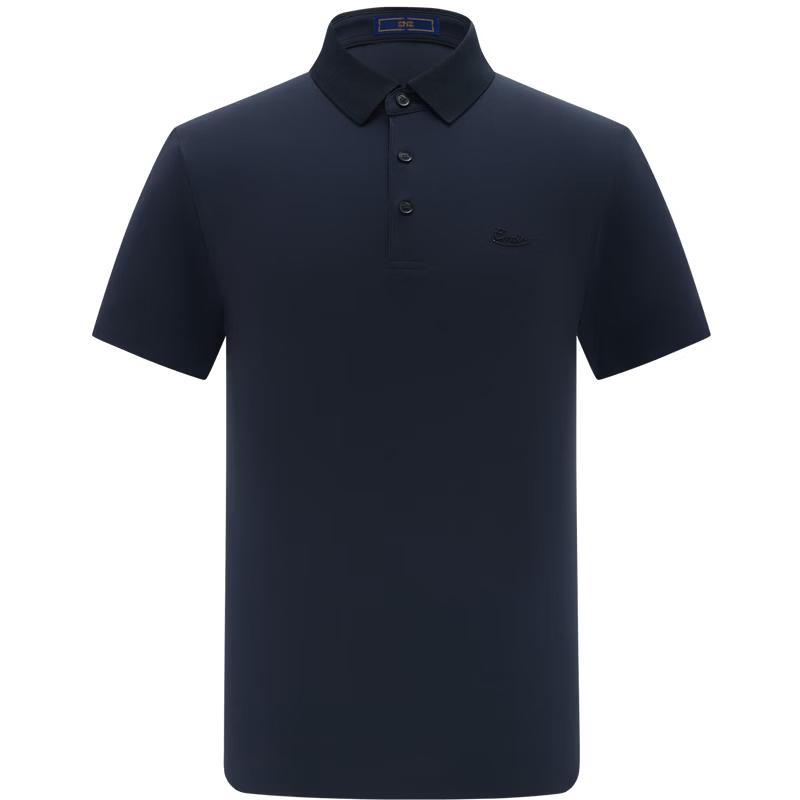 Men s High-Elastic Cool-Feel UV Protection Short Sleeve Polo Shirt 2XL