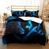 Boys Wolf Boho Wolf Wildlife Forest Comfortable Duvet Cover Pillowcase Bedding Set Children Bedroom Decoration Home Textile