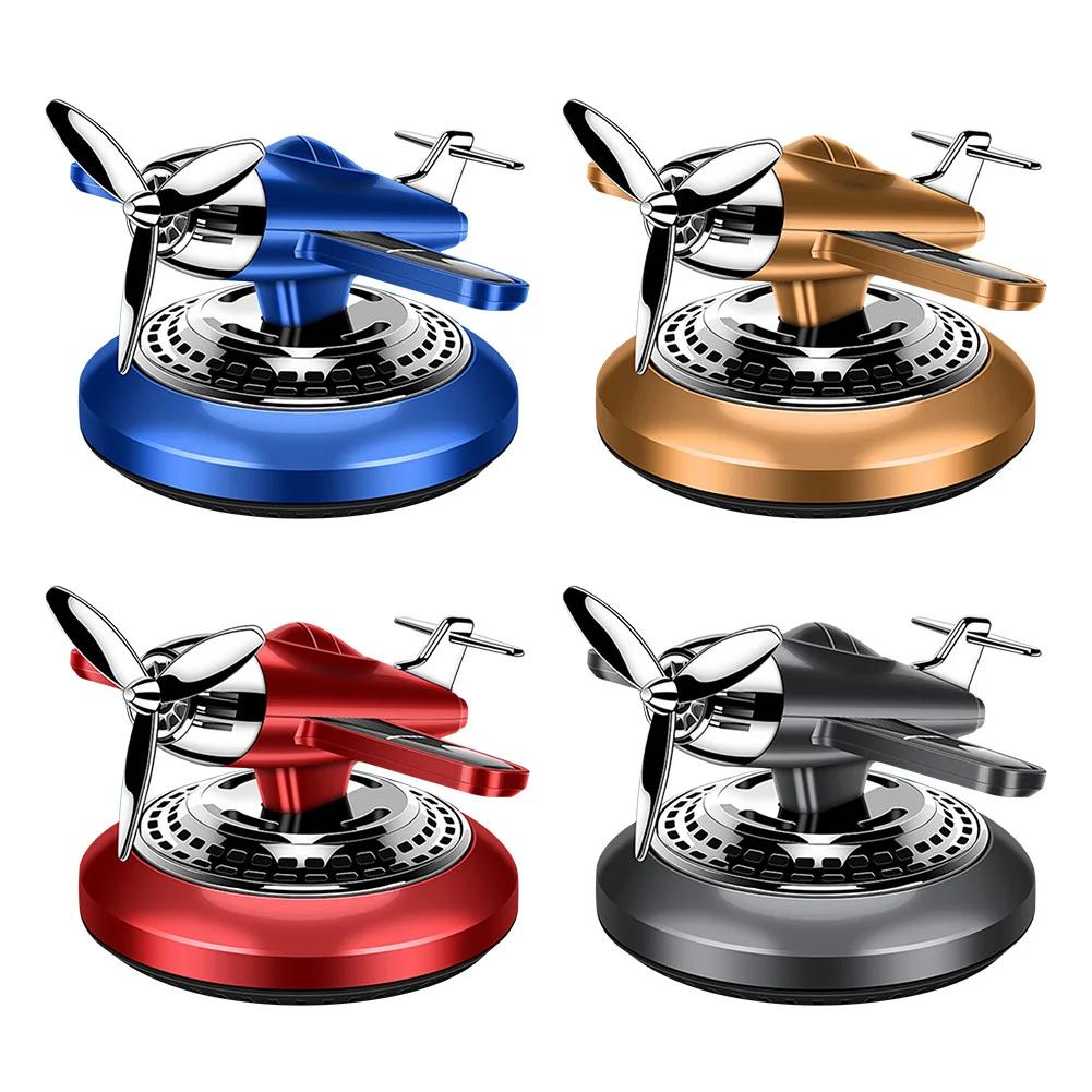 Solar Auto Duft Hubschrauber Auto Lufterfrischer Ornamente Dekor Innendekoration Solar Rotierender Aroma Diffusor für Zuhause