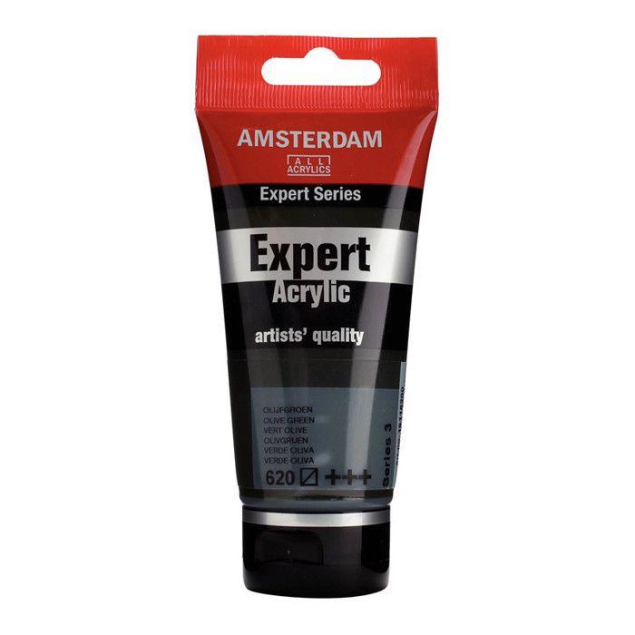 Peinture acrylique - Royal Talens - Amsterdam Expert - 75ml - Vert olive - Professionnel