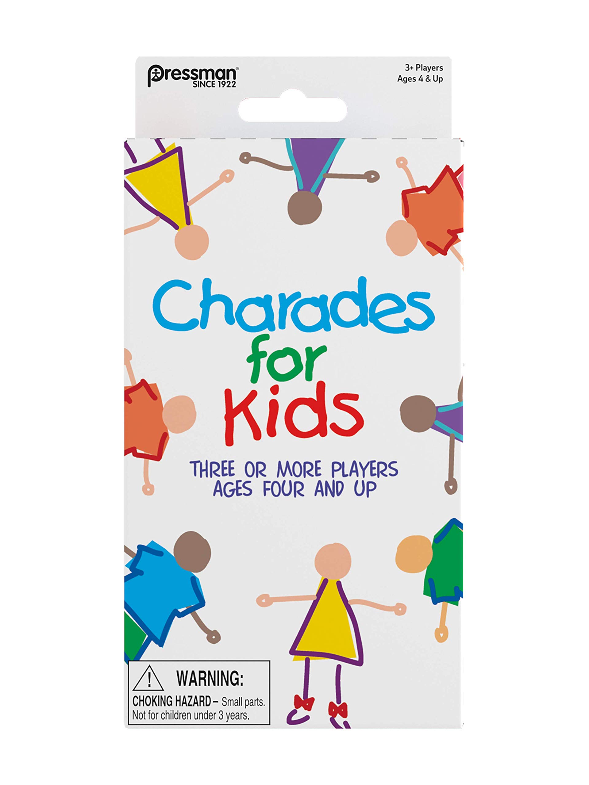 

Pressman Charades Peggable for Kids No Reading Required Family Game -