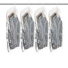 TAILI Compression Bags Hanging Clothes 4 Pieces Clothing Storage Vacuum Kimono Coat Jacket Suit Large Capacity 360-Degree Rotation Cleaner Compatible