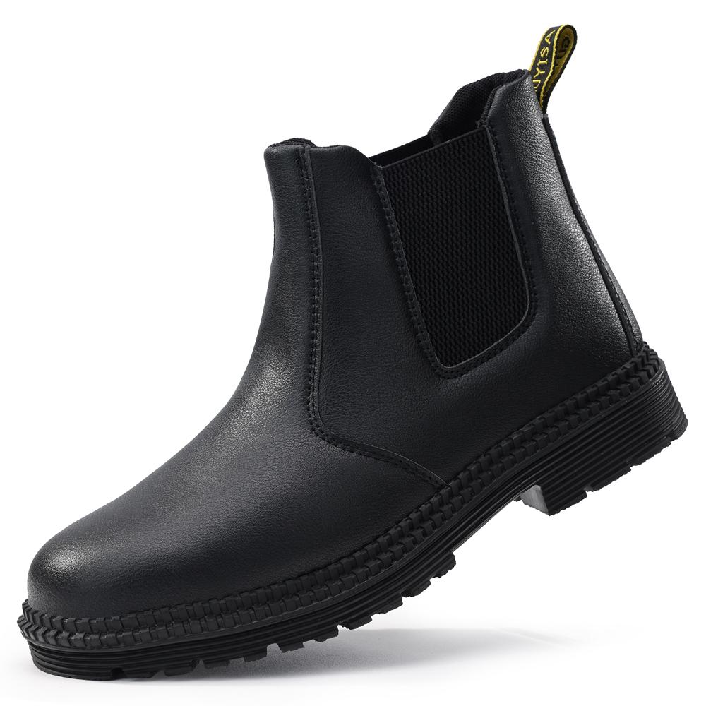 

Waterproof Safety Boots Indestructible shoes Men Work Shoes leather boots Steel toe shoes Puncture-Proof Safety Shoes Anti-slip 38